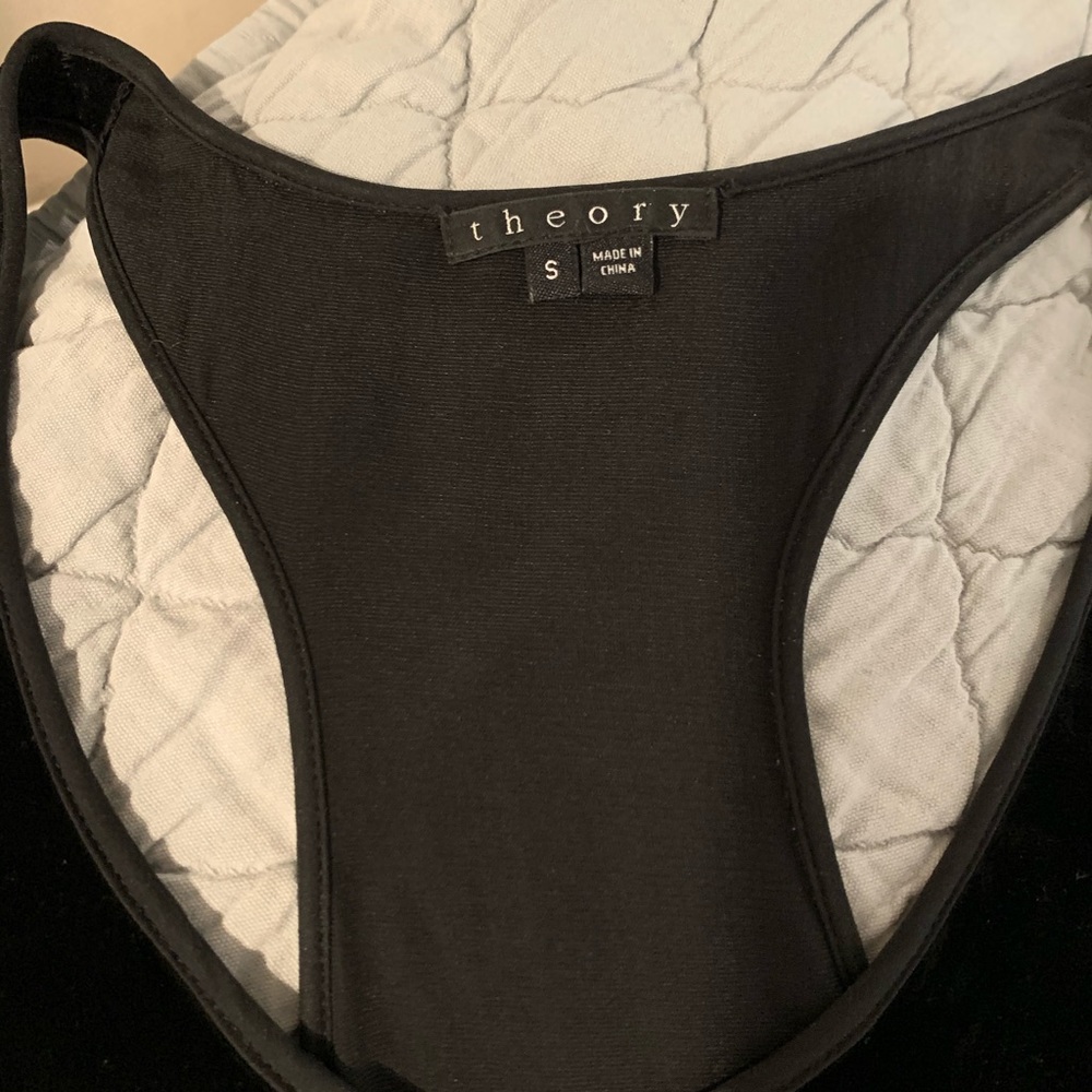 Theory Velvet Racer Back Tank - Picture 5 of 5
